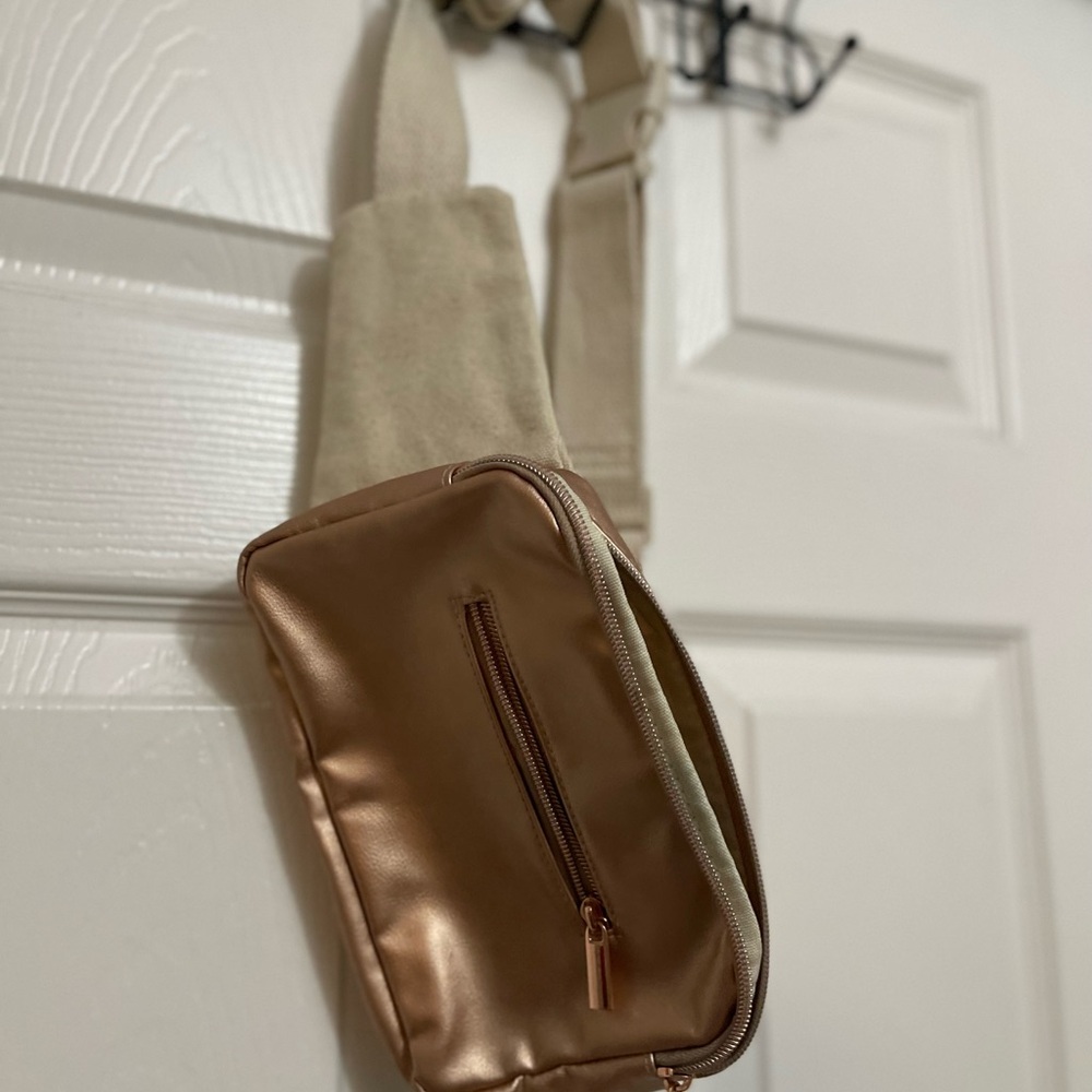 Rose gold bag